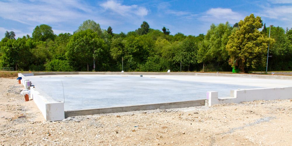 Concrete Foundation Slab Installation